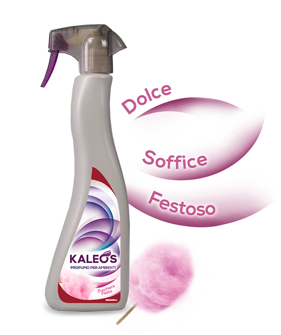 Profumo per ambienti: Zucchero filato - Deodorante liquido Kaleos